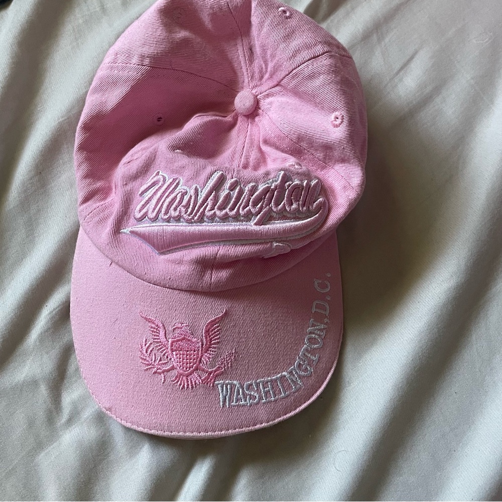 Pink Washington, D.C. Adjustable Hat
